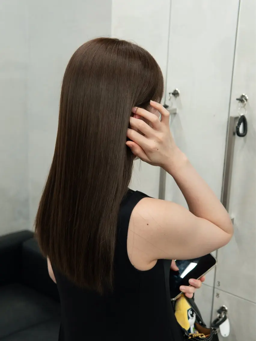ロング カラー 無料カットモデル／ 髪質改善／角田 龍汰のヘアスタイル