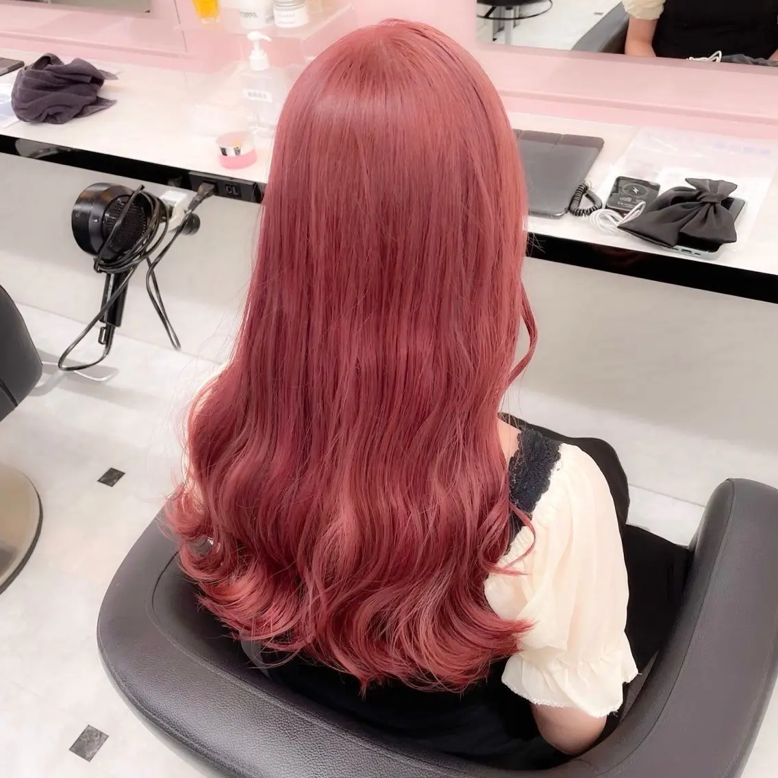 カラー ヘアカラー トリートメント ヘアセット girlな暖色ヘア 🪽🫧ハルナ🎀のヘアスタイル