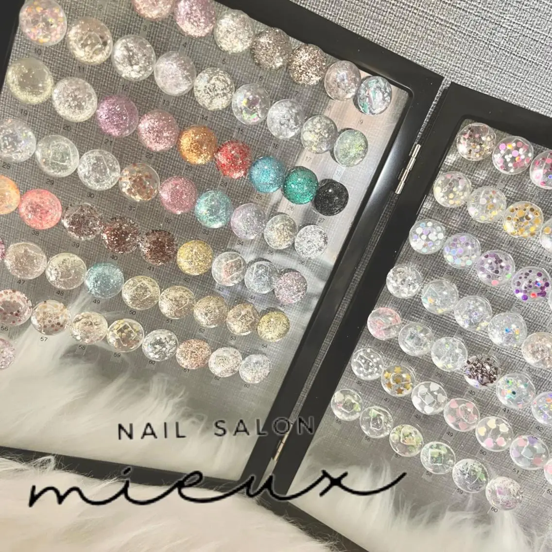 ネイル ラメ(グリッター) nailsalon mieuxのネイルデザイン
