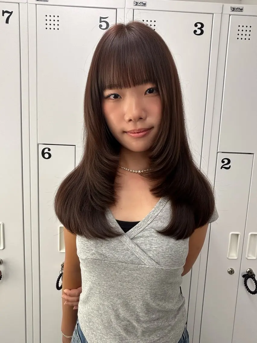 セミロング IROWどうもん店 /はなのヘアスタイル