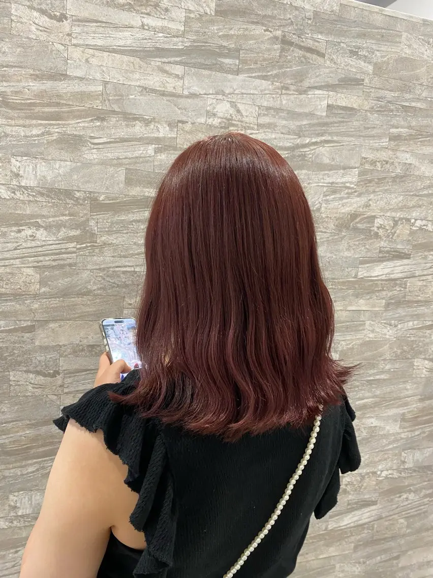 セミロング 長谷部 里美のヘアスタイル