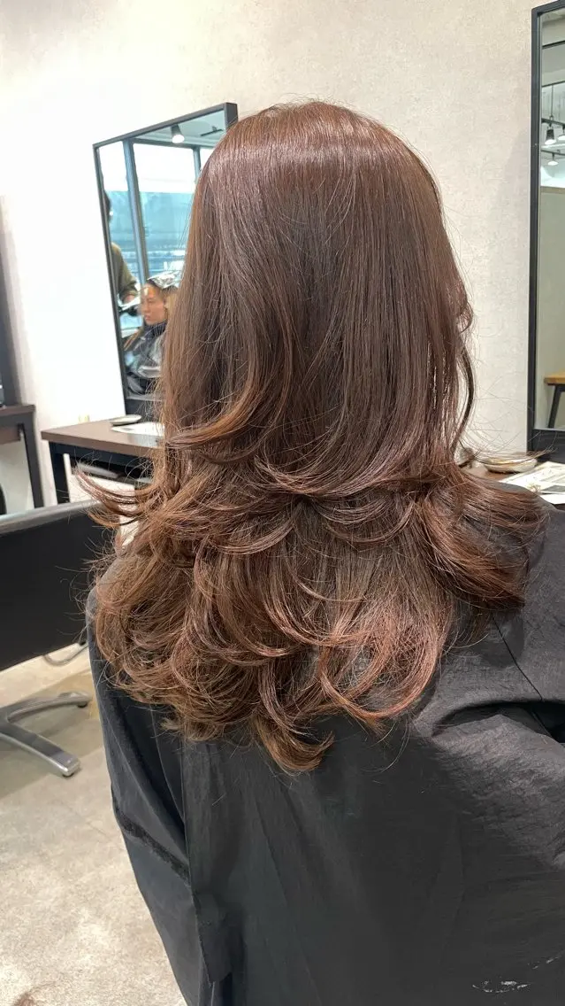 ロング Merlyosaka 早川未来のヘアスタイル