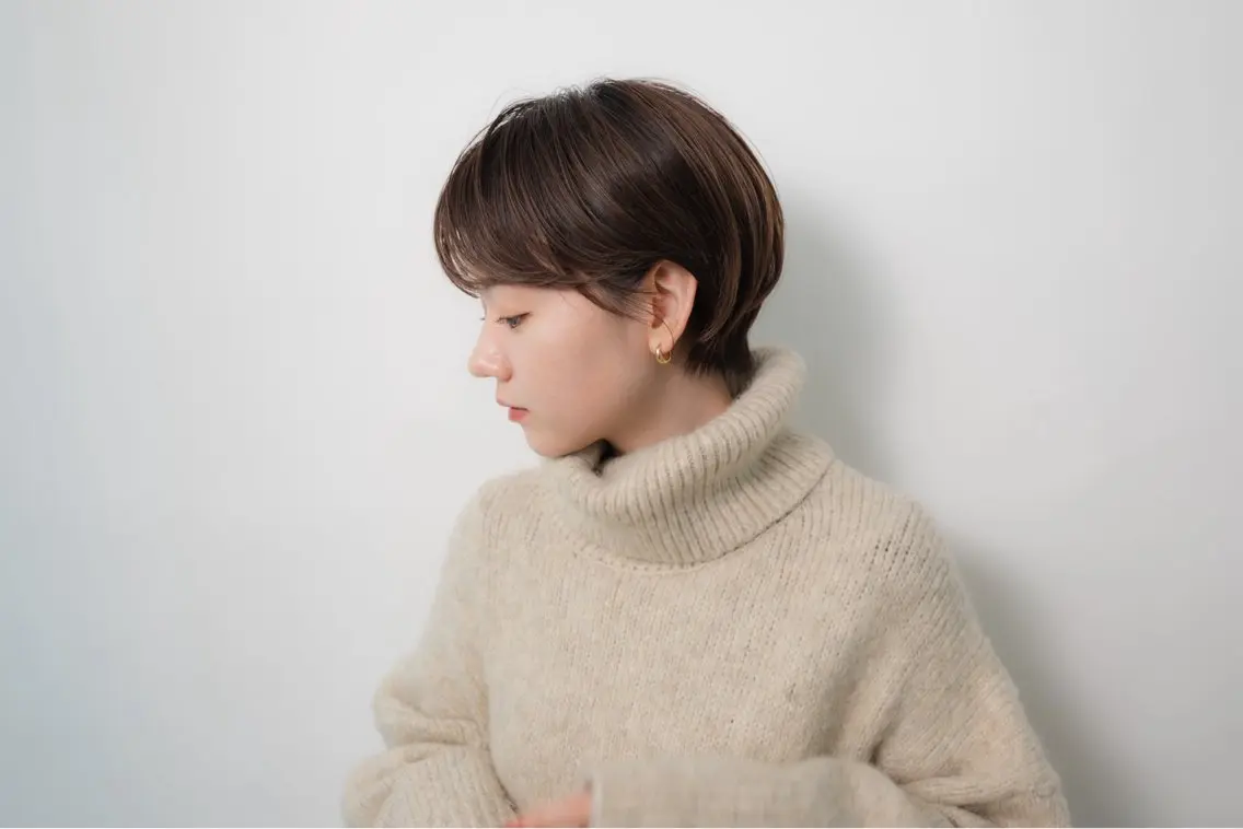 ショート カラー パーマ ショートヘア 松村 洋一のヘアスタイル