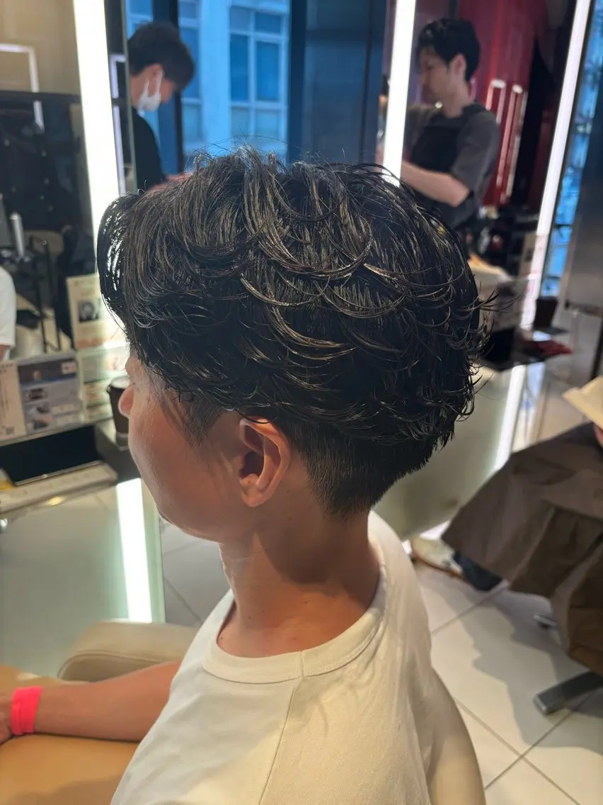 パーマ カット パーマ 野田 聖輝のヘアスタイル