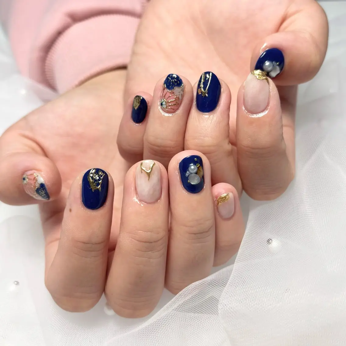 ネイル 成人式 ハンドネイル Nail salon Lakiのネイルデザイン