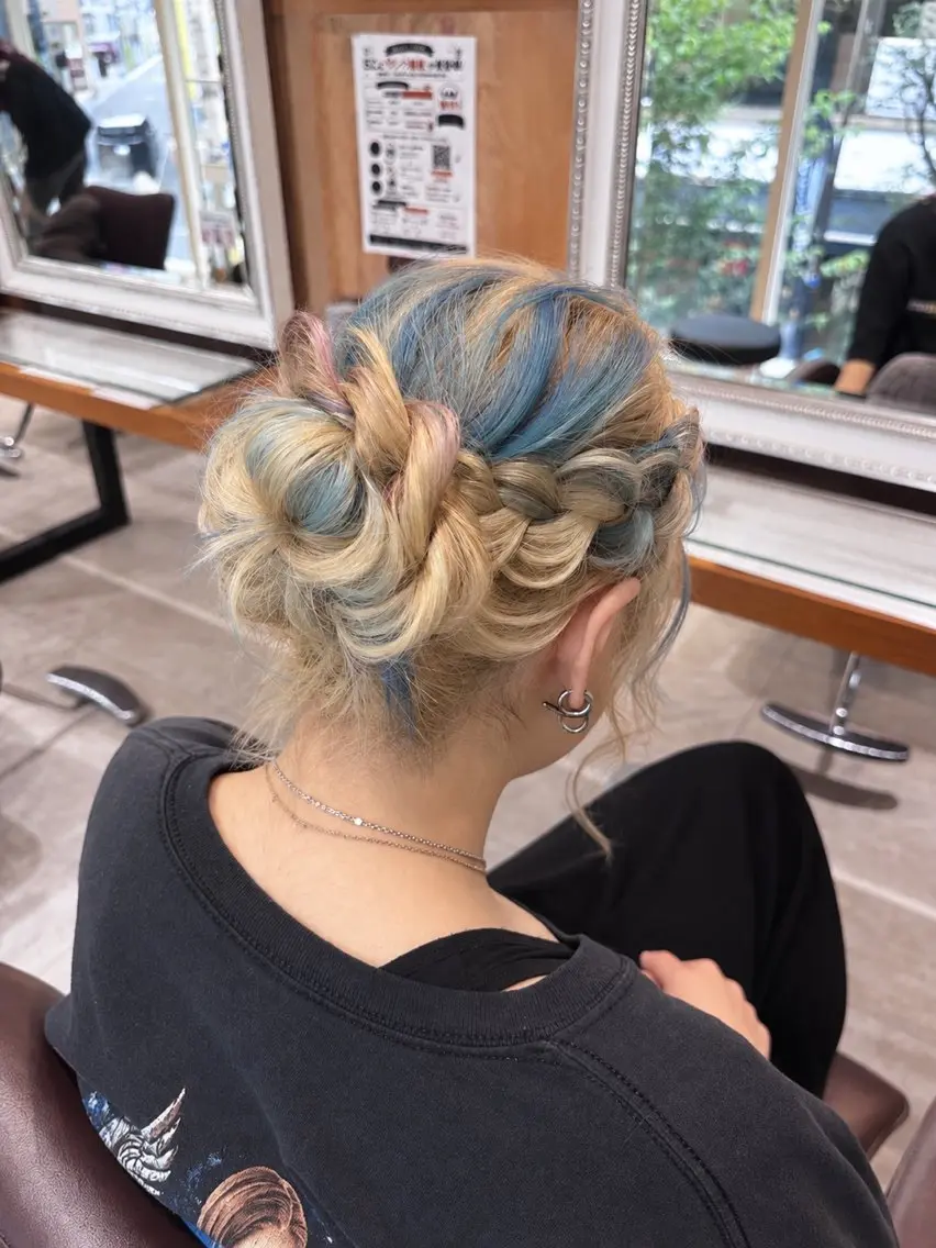 ヘアアレンジ ヘアセット 三留 愛未のヘアスタイル