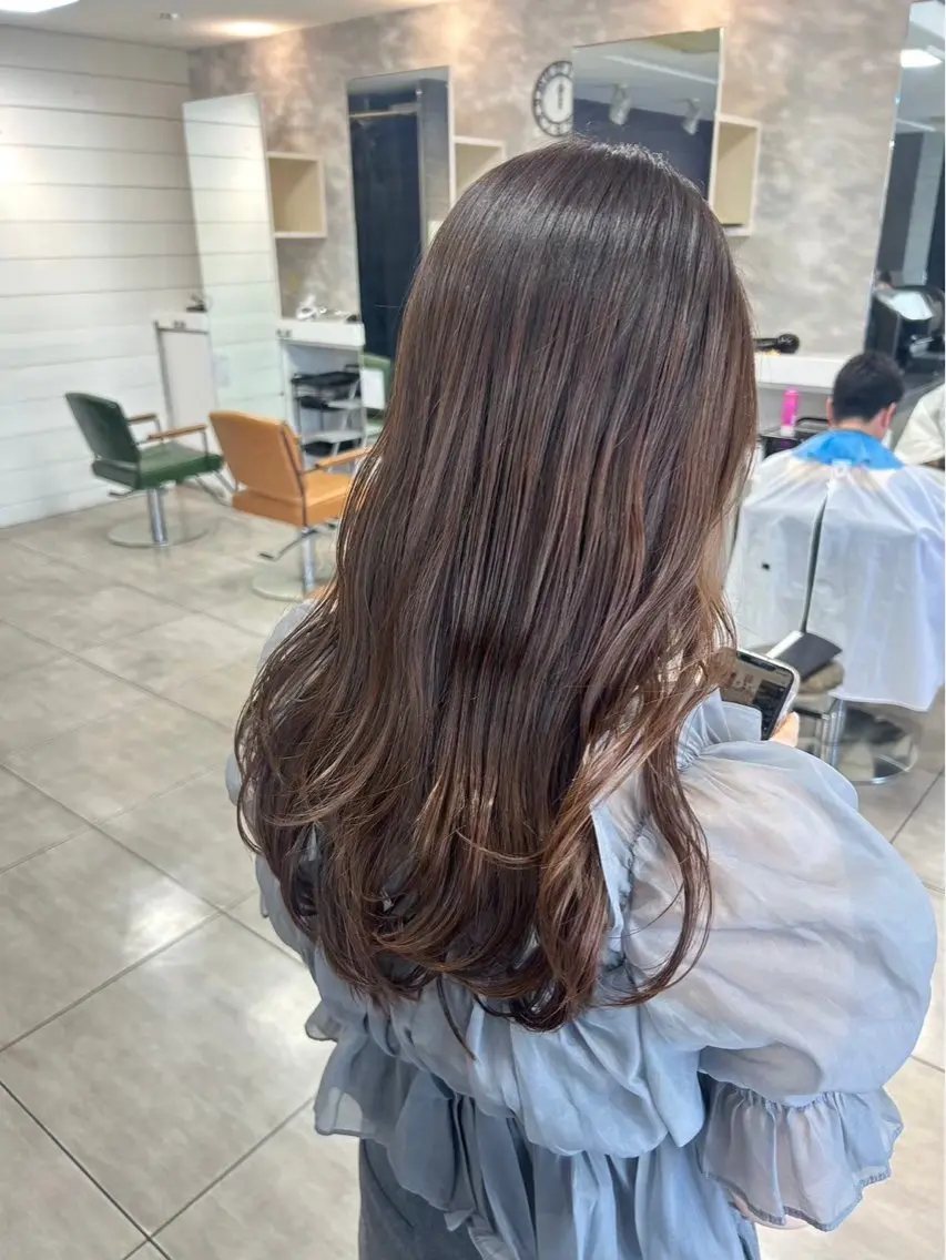 ロング カラー ヘアカラー 🎀艶カラー🎀 よしいあまねのヘアスタイル