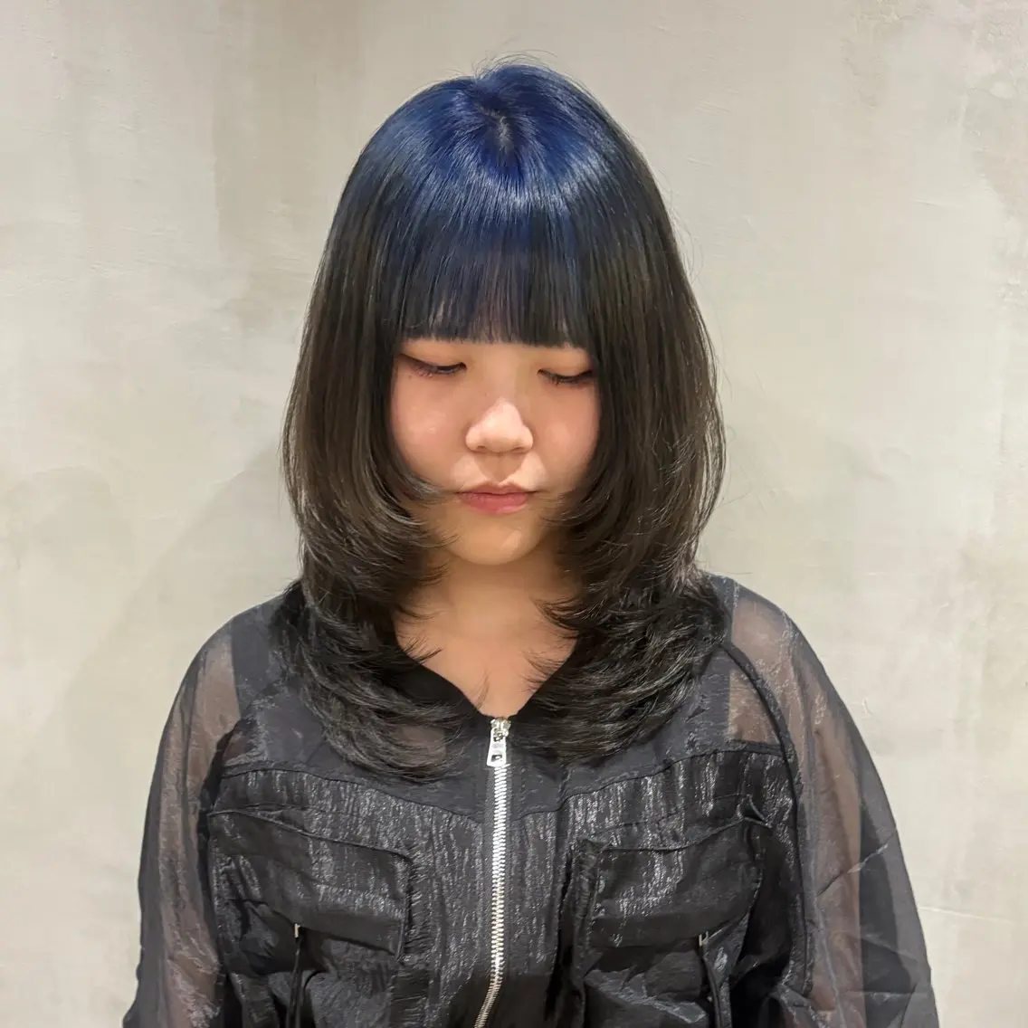 セミロング 🐺イノウエ サキ🐺のヘアスタイル