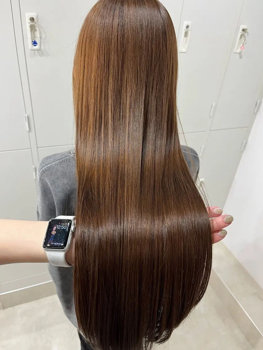 ロング トリートメント カット トリートメント 🫧ぷる艶カラー🫧 Yuubi🦩のヘアスタイル