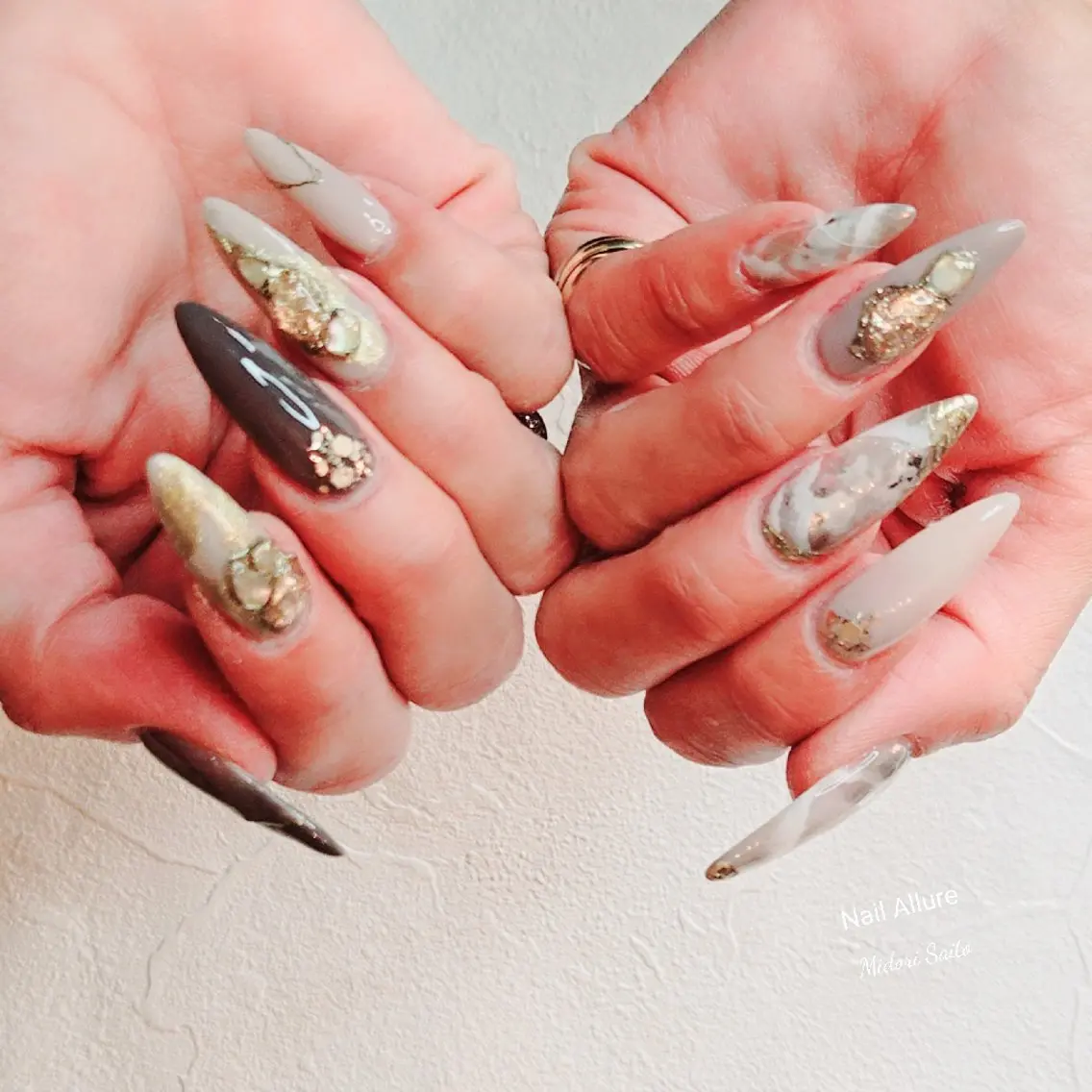 ネイル ジェルネイル スカルプネイル Nail Allureのネイルデザイン