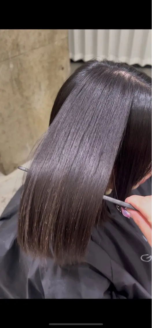 セミロング 髪質改善 トリートメント トリートメント メ イのヘアスタイル