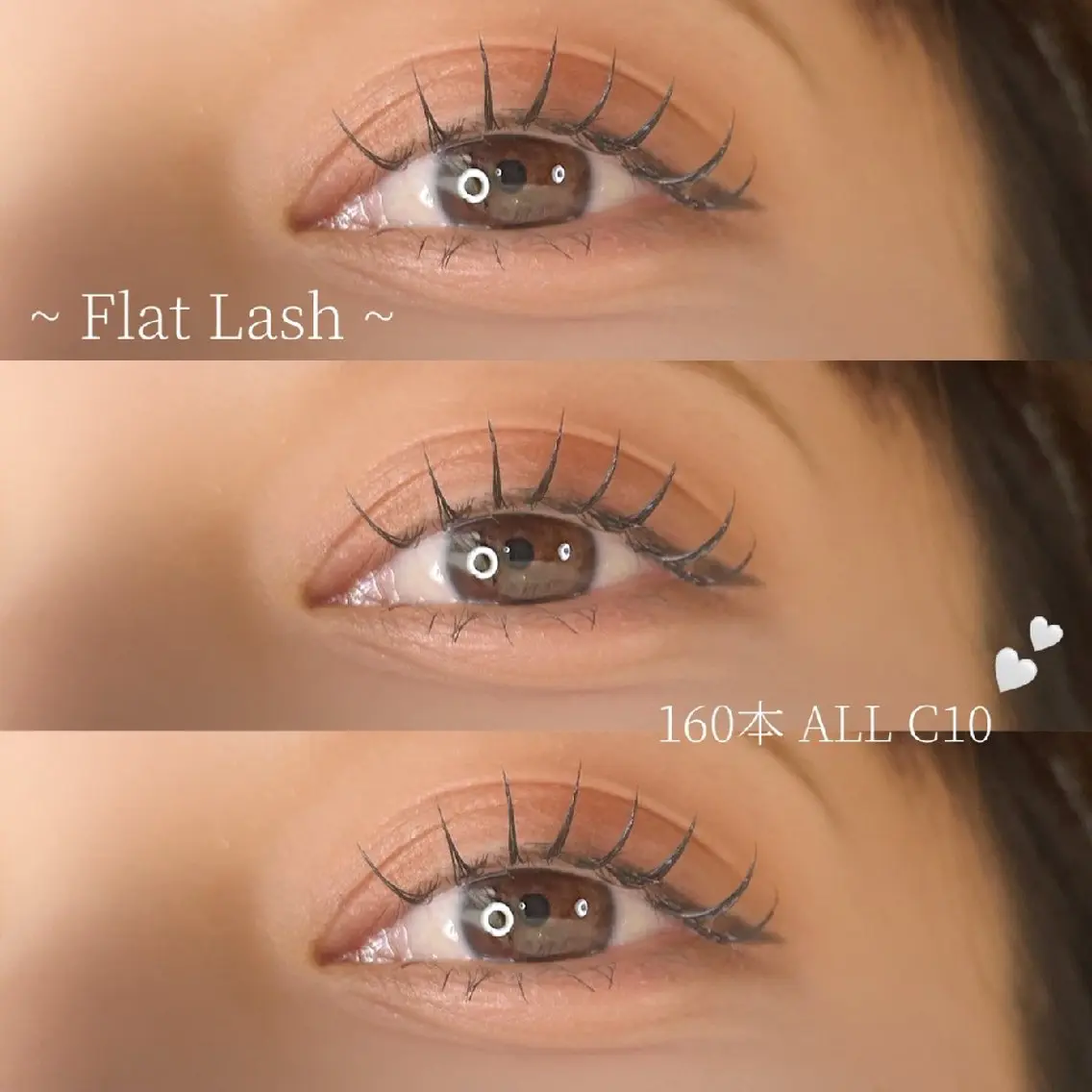前回オフされた方限定【フラットラッシュ】60本お付け足しの写真