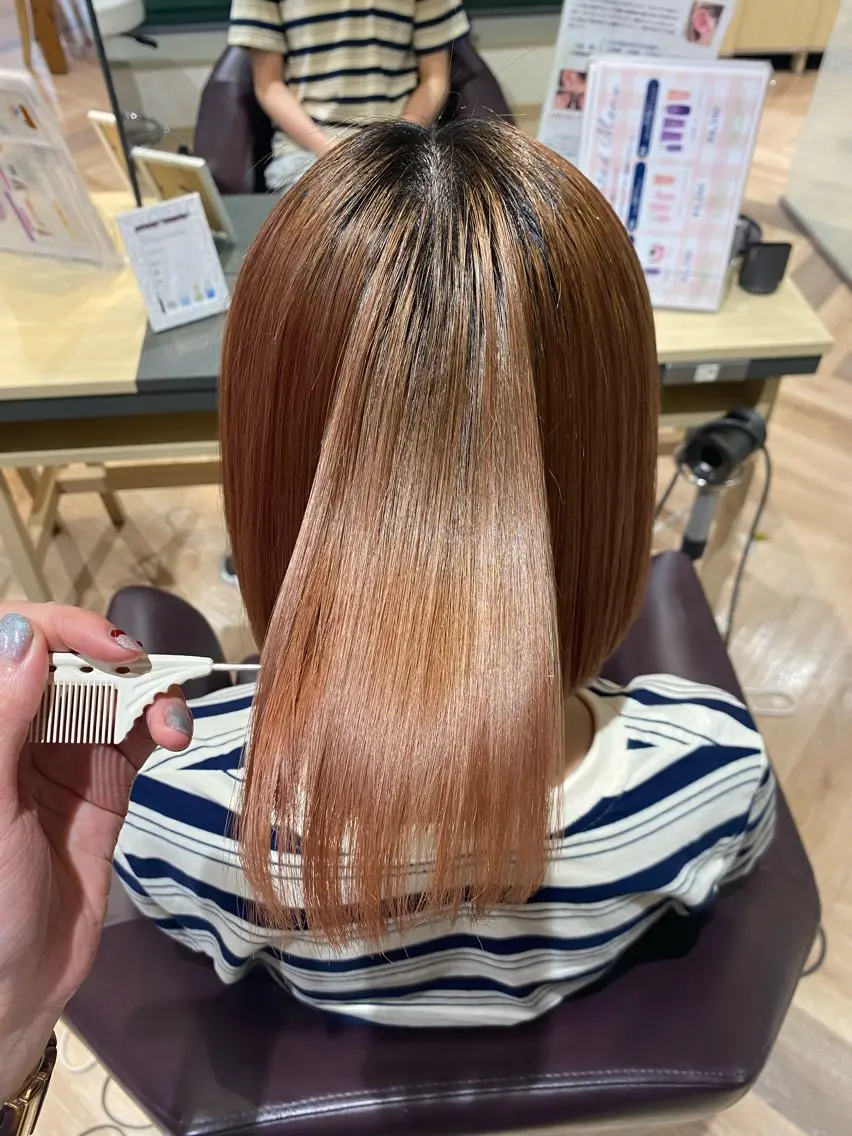 おすすめメニュー🫧🧴《ご新規様限定》ワンカラー➕2STEPトリートメント🧴の写真