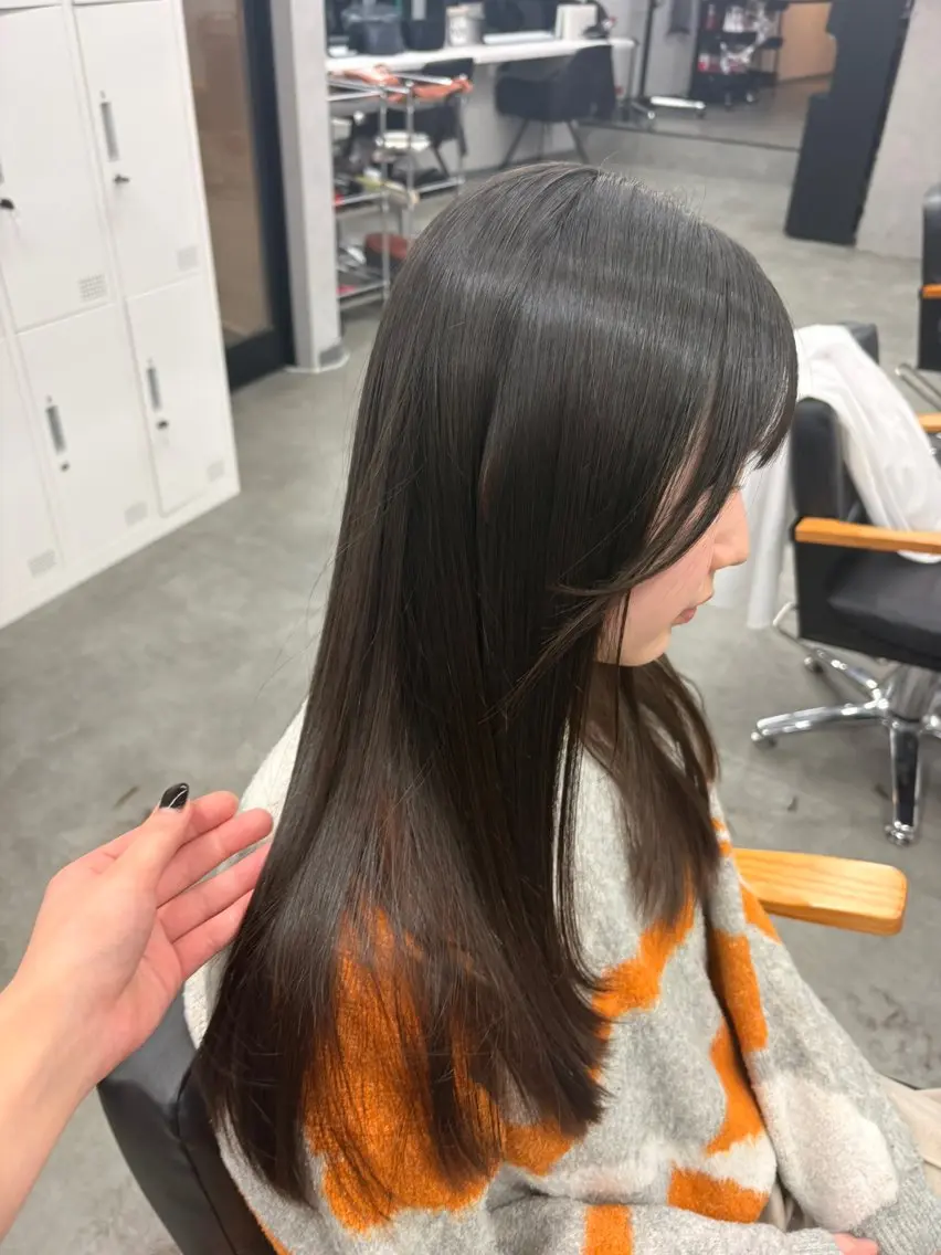 ロング レイヤーカット ローレイヤー カット LIV My【マイ】 髪質改善/箕面のヘアスタイル