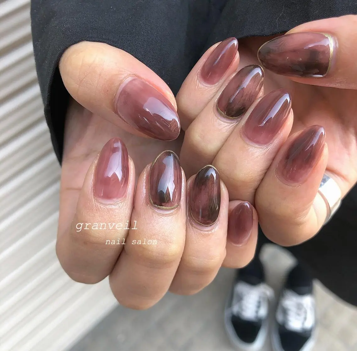 ネイル ニュアンスネイル nail salon granveilのネイルデザイン