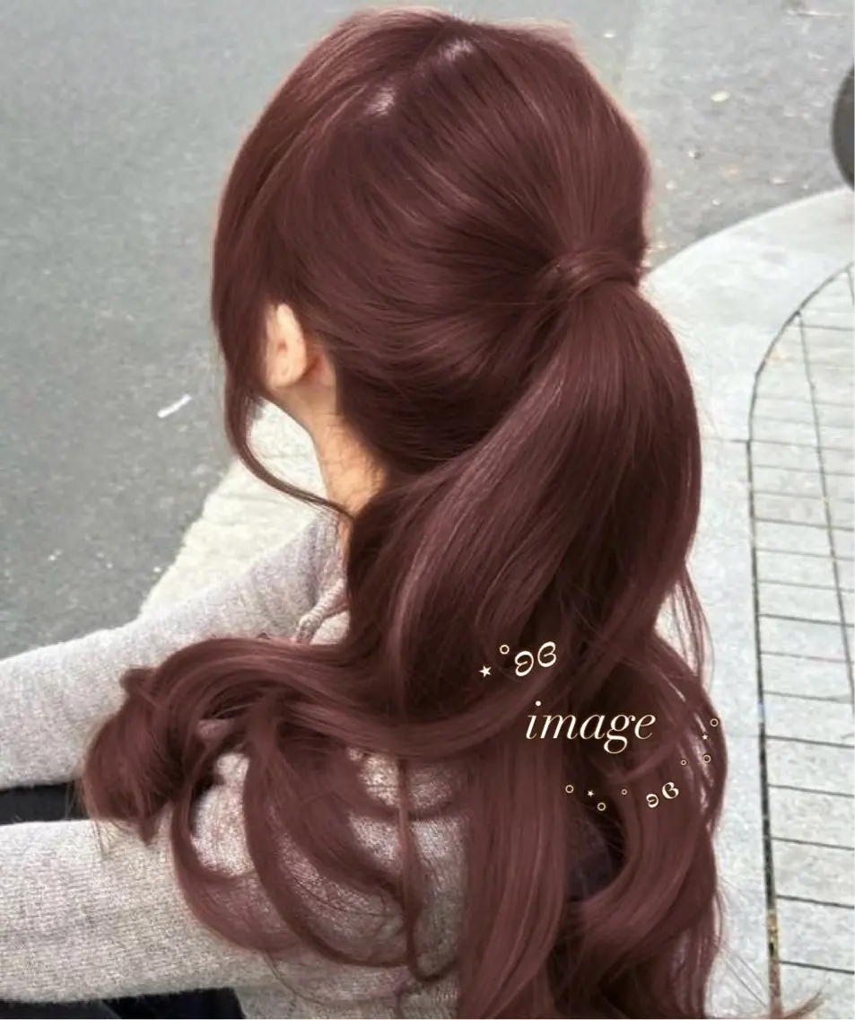 カラー ヘアカラー トリートメント ヘアセット girlな暖色ヘア 🪽🫧ハルナ🎀のヘアスタイル