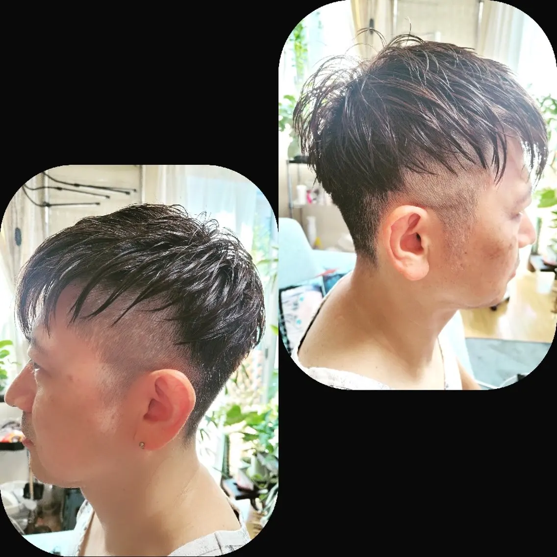 メンズ ショート ツーブロック 刈り上げ カット Fucai tomocoのヘアスタイル