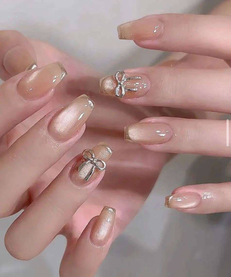 ネイル アートネイル 成人式 ジェルネイル ニュアンスネイル 夏ネイル neco H.babynailのネイルデザイン
