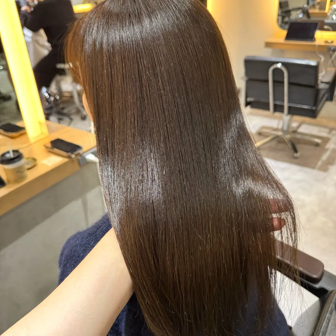 ロング カラー ヘアアレンジ ヘアカラー ブリーチなしカラー /新百合ヶ丘/安形翔のヘアスタイル