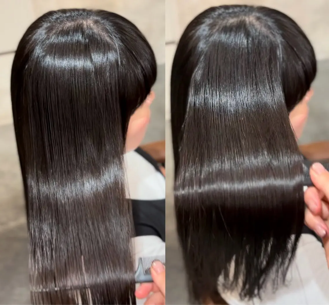ロング 🖤海外風デザイン カラー🖤/りんのヘアスタイル