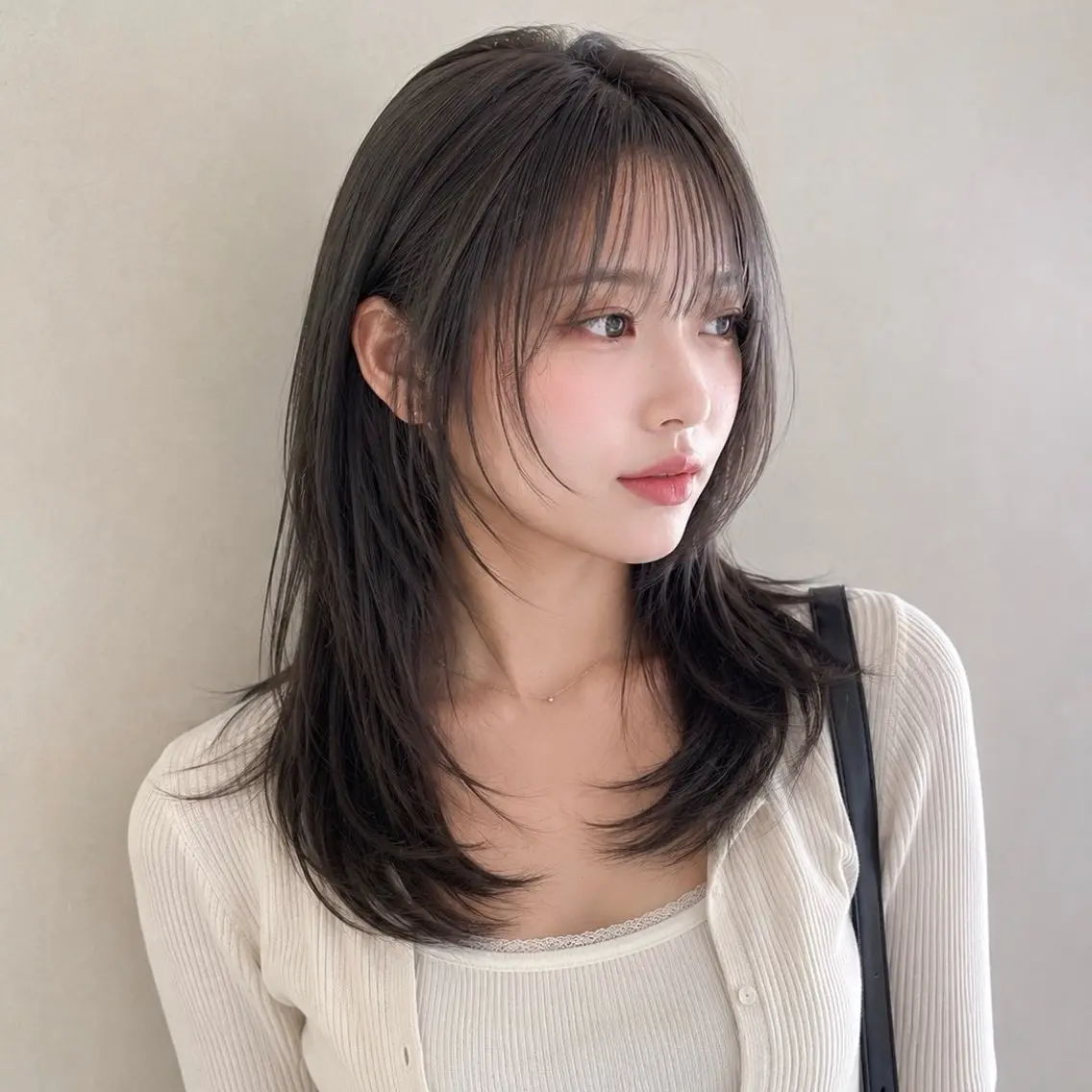 セミロング カラー HAREru. モデル募集【戸塚】のヘアスタイル