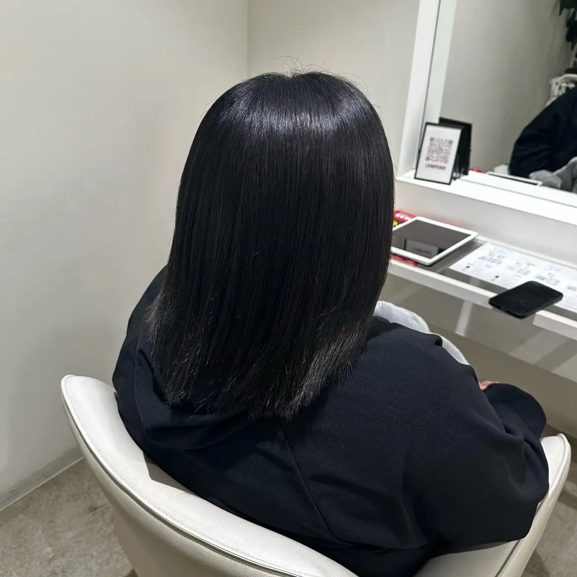 ミディアム カラー グレージュ 【Lien】 AYUのヘアスタイル