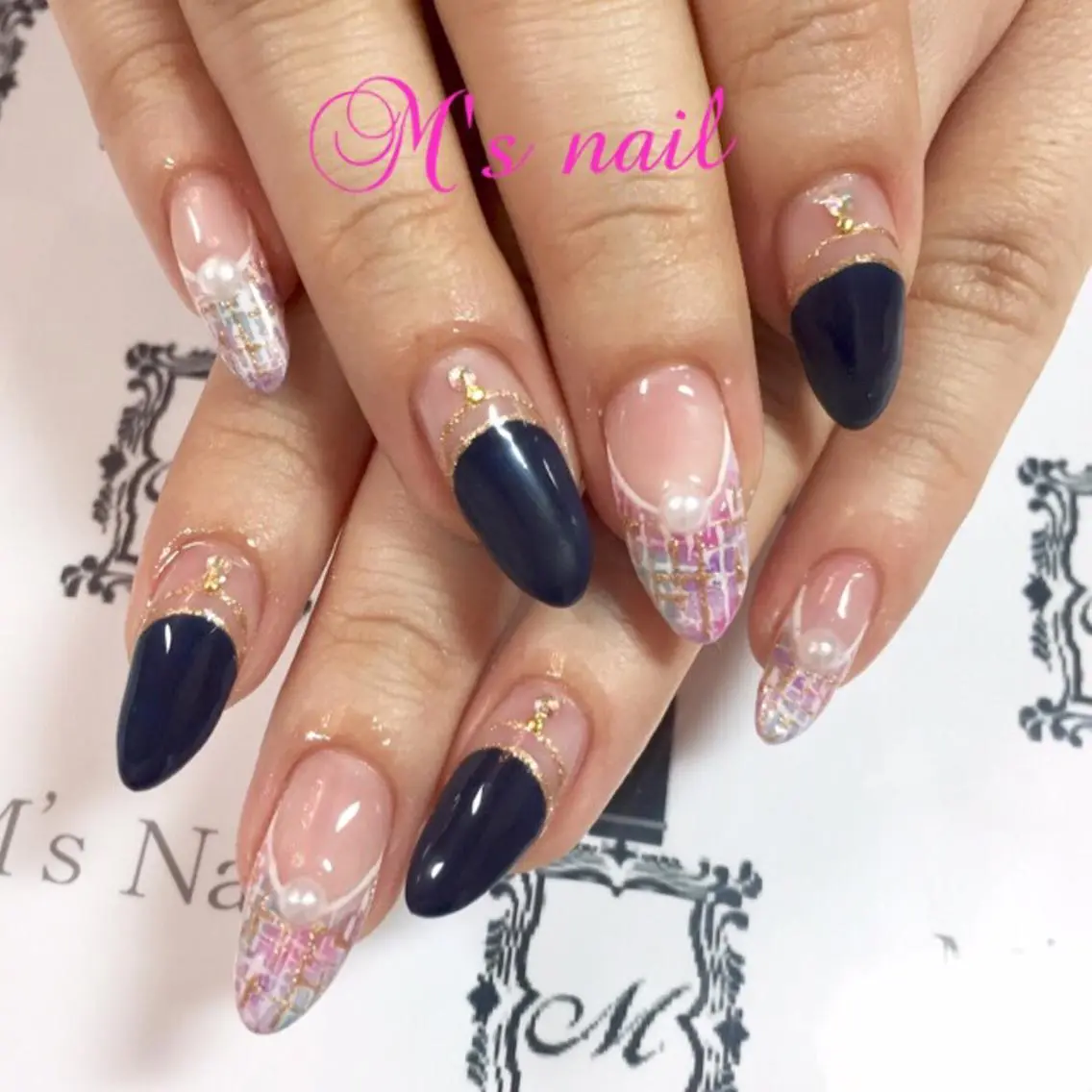 ネイル アートネイル フレンチネイル M's nail ..高幡不動のネイルデザイン