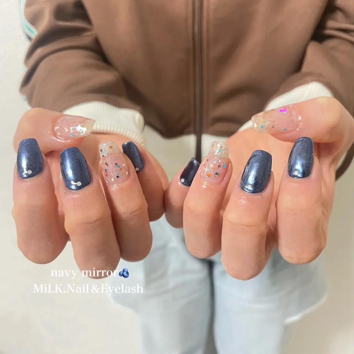 ネイル ハンドネイル MiLK. wakaのマツエク・マツパデザイン