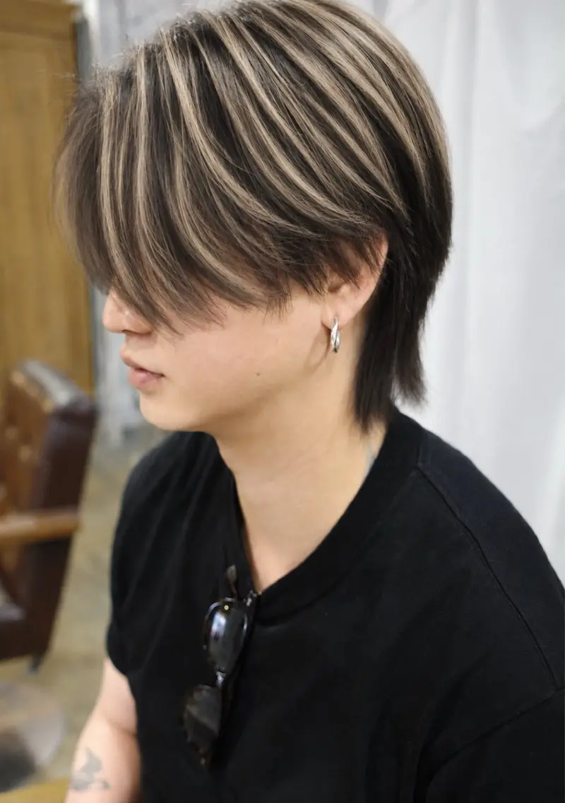 【メンズ限定】外国人風ハイライト+カット✂️期間限定です!⚠️注意事項お読みください!の写真