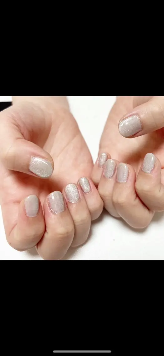 ネイル マグネットネイル マグネットワンカラー ワンカラーネイル nail salon はるりのネイルデザイン