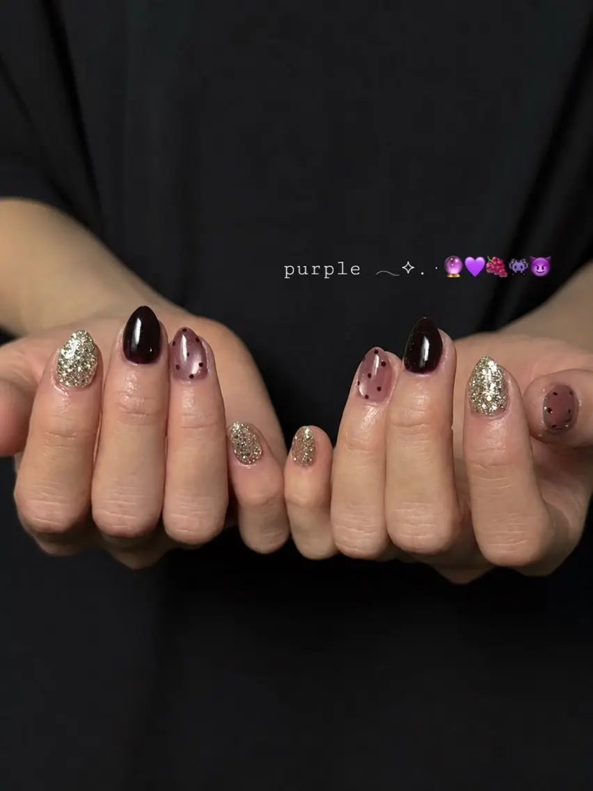 ネイル ハンドネイル SAKI PEEKABOO京橋のネイルデザイン