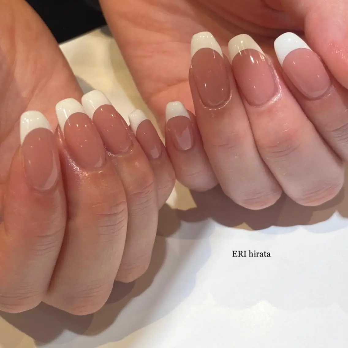 ネイル フレンチネイル nailsalon cojue ERIのネイルデザイン