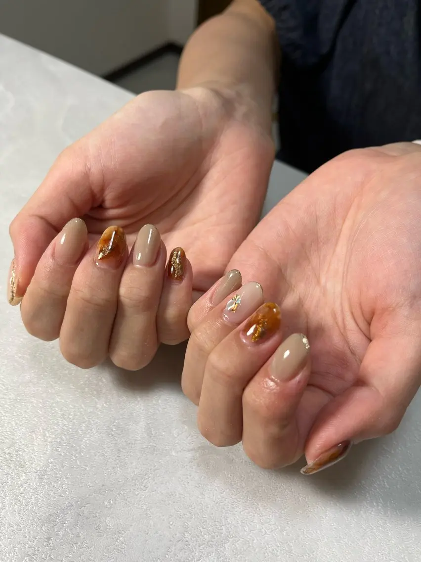 ネイル ハンドネイル SAKU nail 作島茜のネイルデザイン