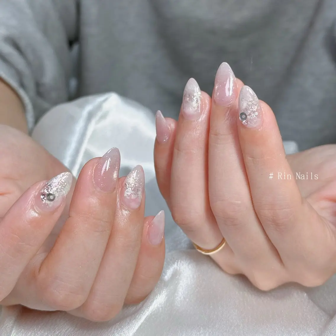 ショート RIN NAILS ᥫ᭡Migusaのネイルデザイン