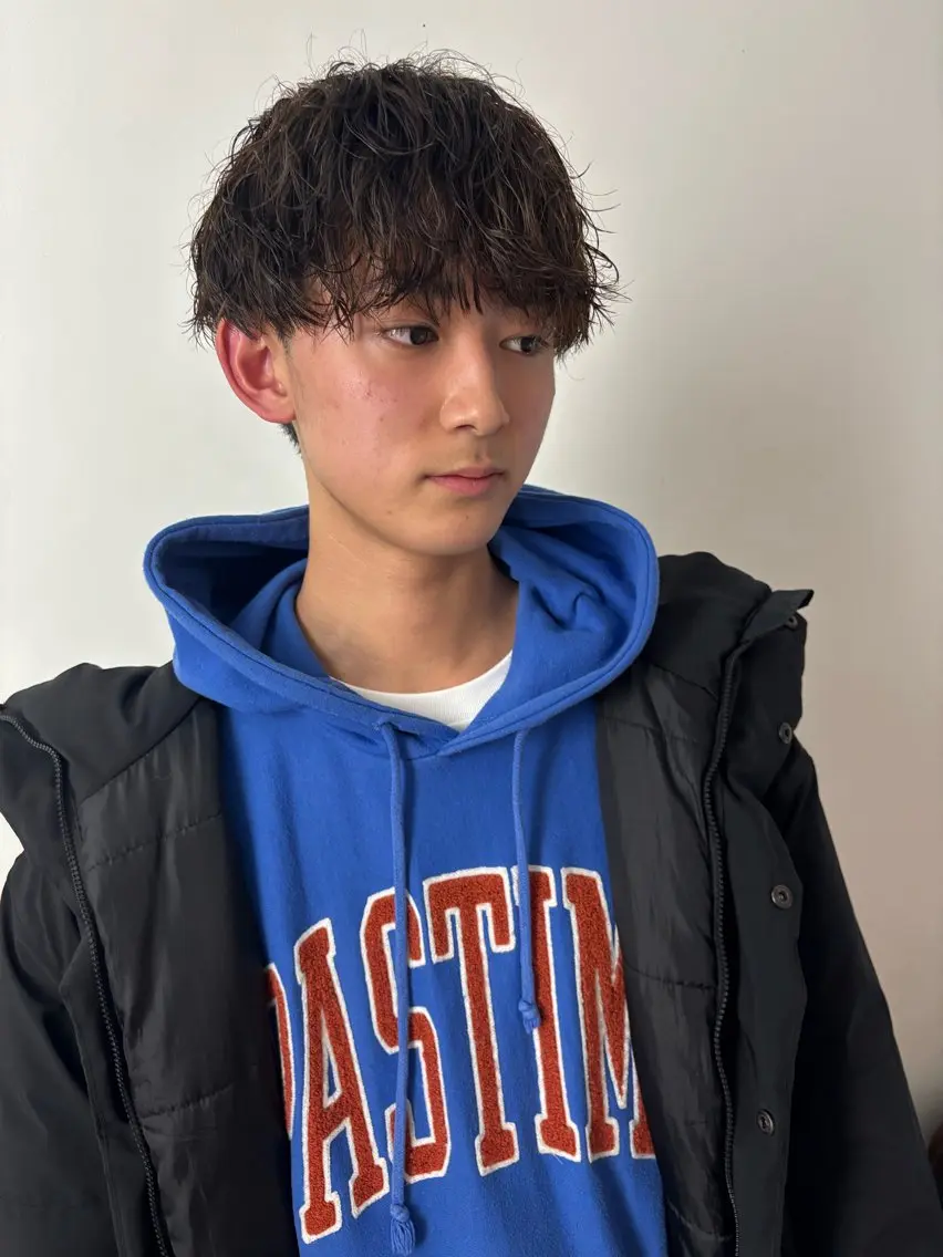 ショート パーマ カット パーマ men's/perm colorDaijuのヘアスタイル
