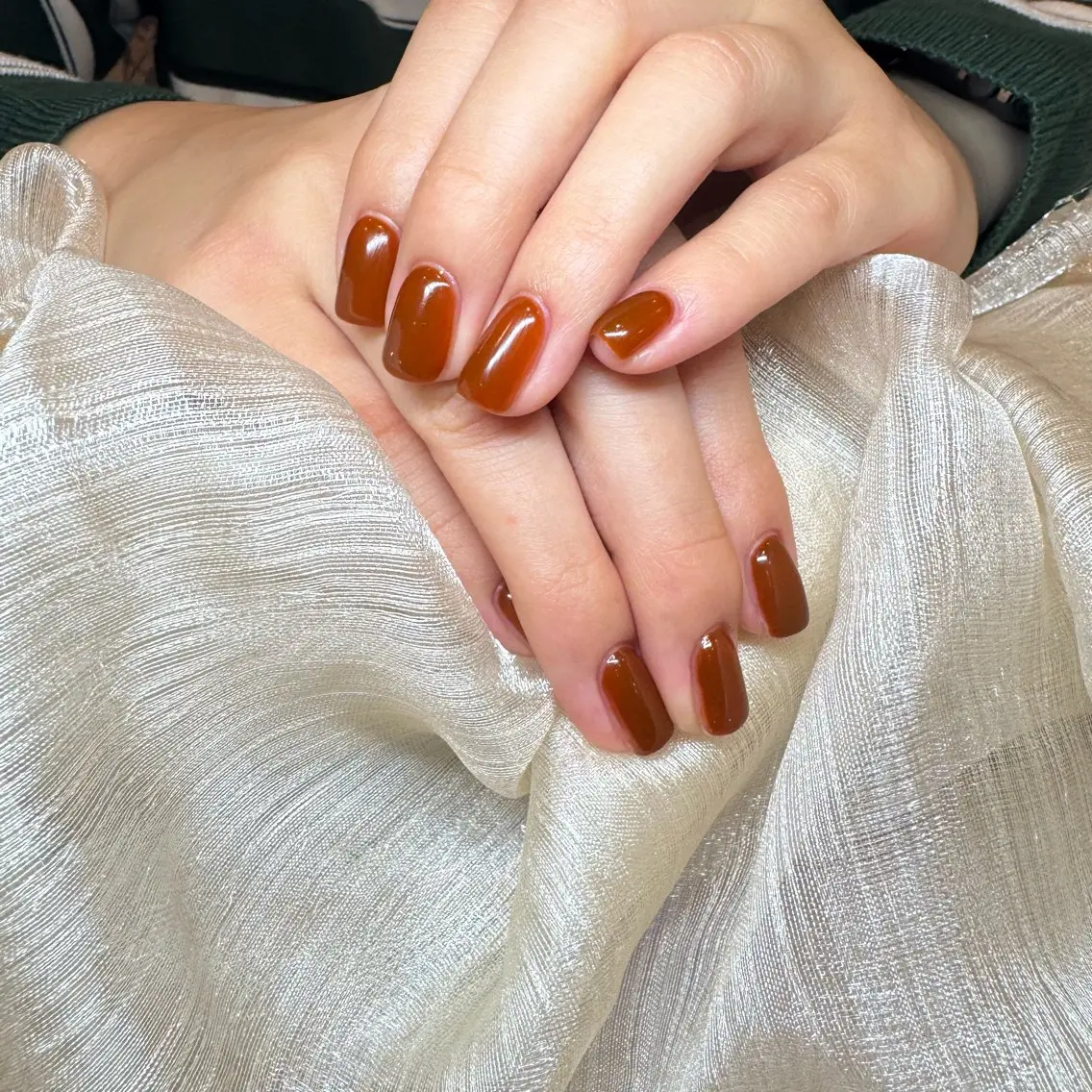 ネイル ワンカラーネイル CITRON🍊 MISAのネイルデザイン