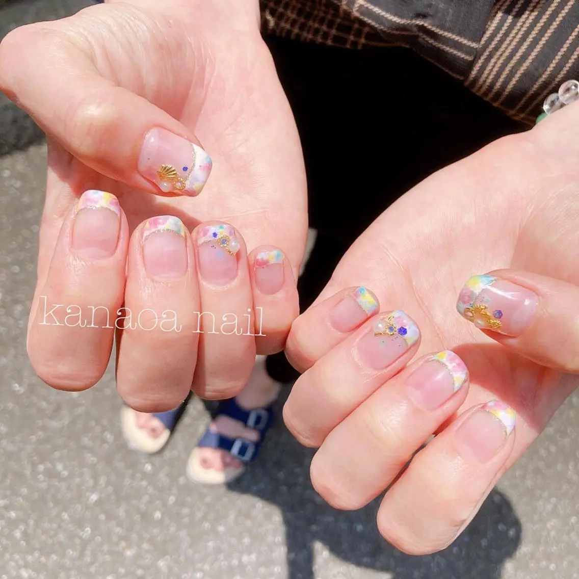 ネイル 地爪育成💅 kanaoanailのネイルデザイン