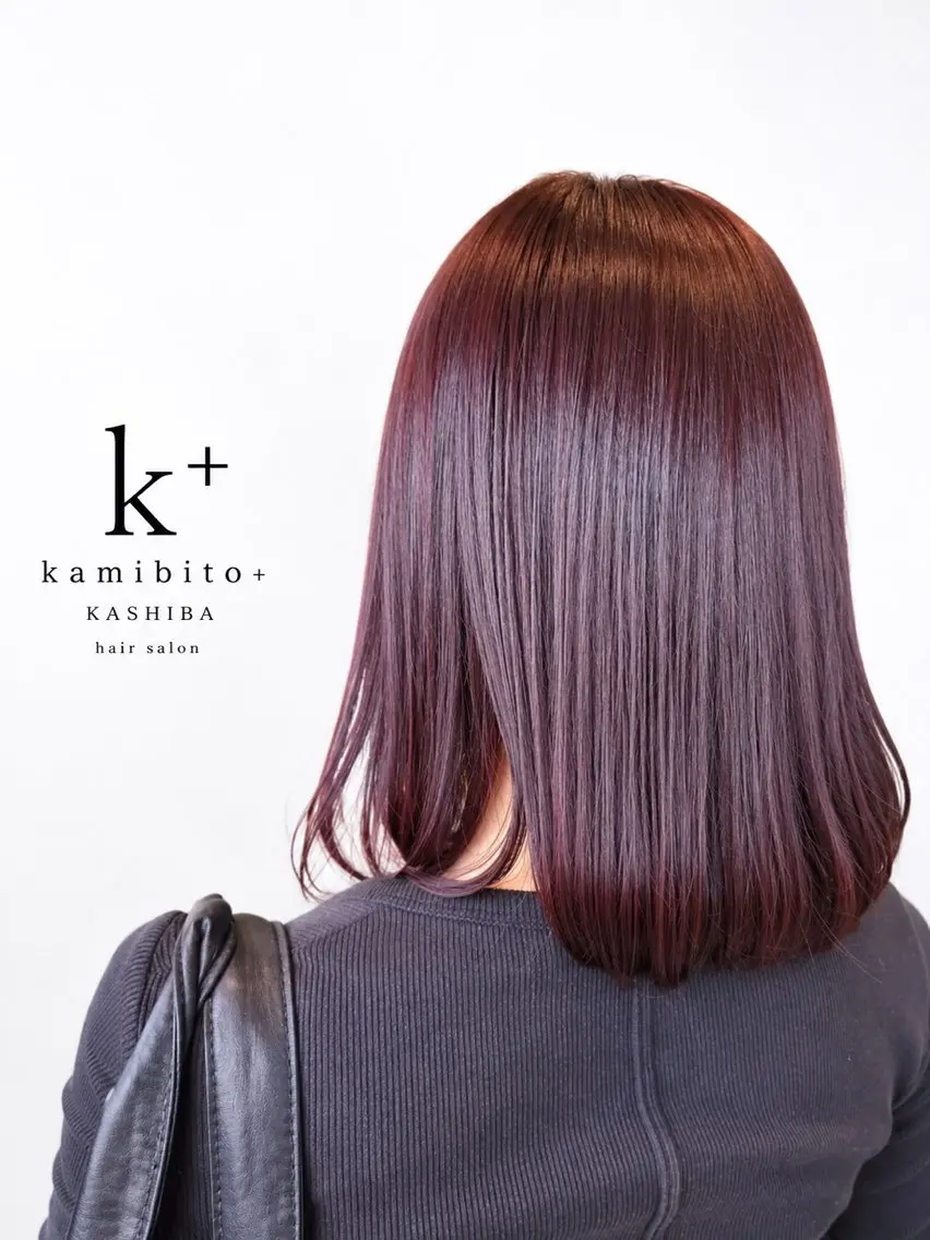 ミディアム ヘアカラー 艶カラー🩰矯正🪄 marina🕯️のヘアスタイル