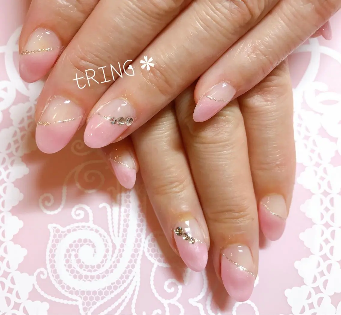 ネイル ハンドネイル tRING＊ しいの木台のネイルデザイン