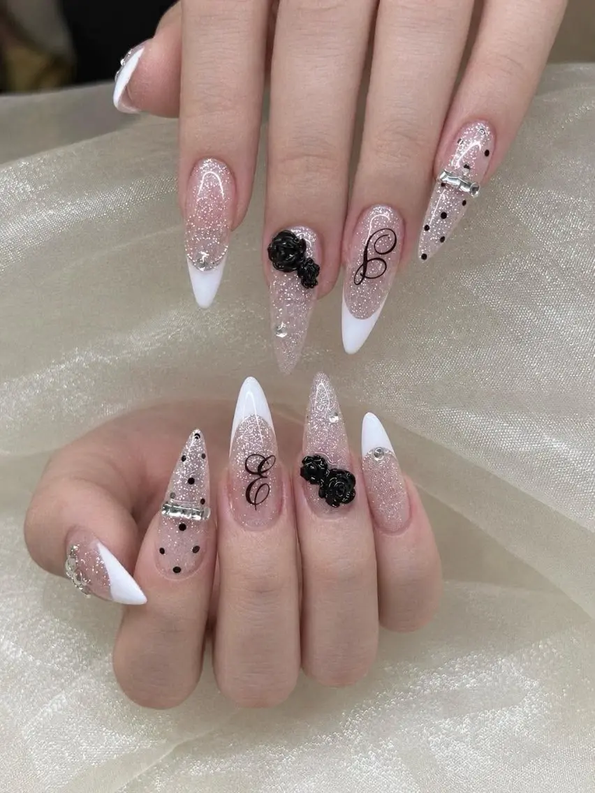 ネイル アニマル柄 ガーリー ゴールド 韓国ネイル ピンク ハンドネイル Gold Nail 千葉/風香のネイルデザイン