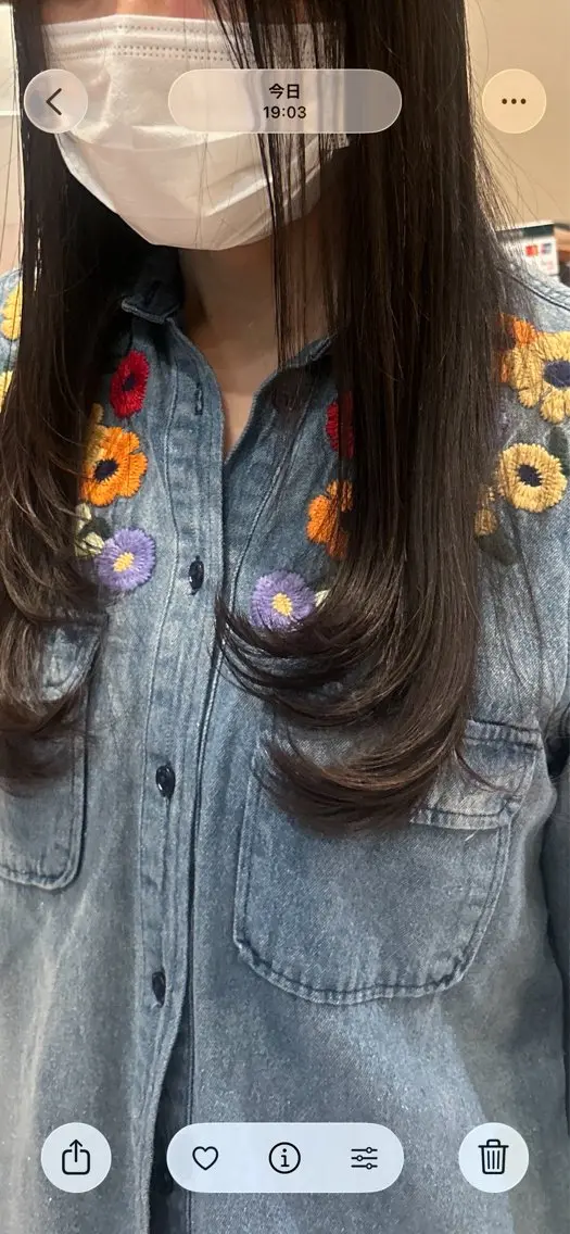 ロング 一柳 瑞穂のヘアスタイル