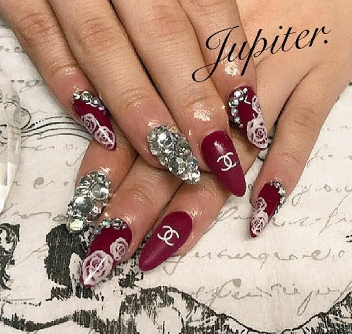 ネイル フラワーネイル Jupiter .のネイルデザイン