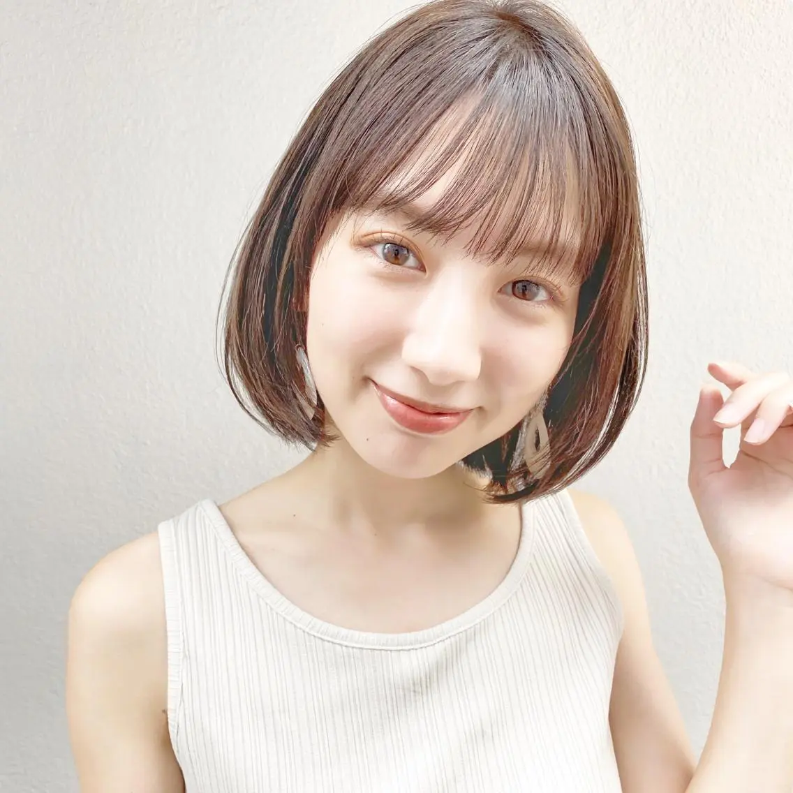 ショート カラー パーマ KONOMI スタイリストのヘアスタイル