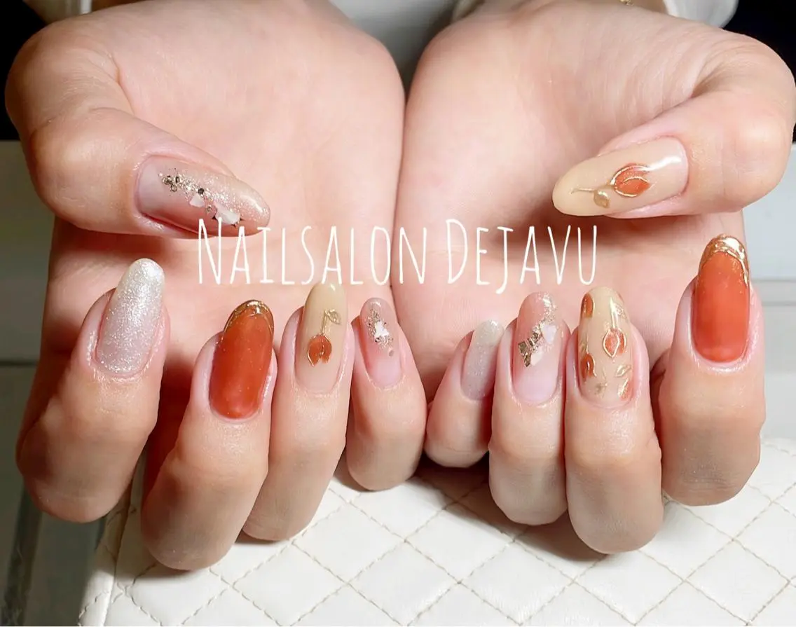 ネイル アートネイル 春ネイル Nail salon Dejavu 🌿のネイルデザイン