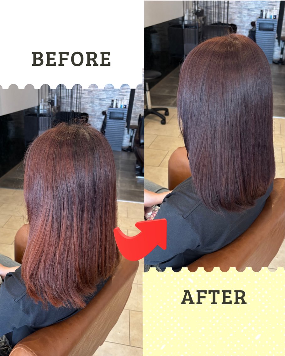 カラー ブラウンカラー ラベンダーカラー ヘアカラー Cuthie あやののヘアスタイル