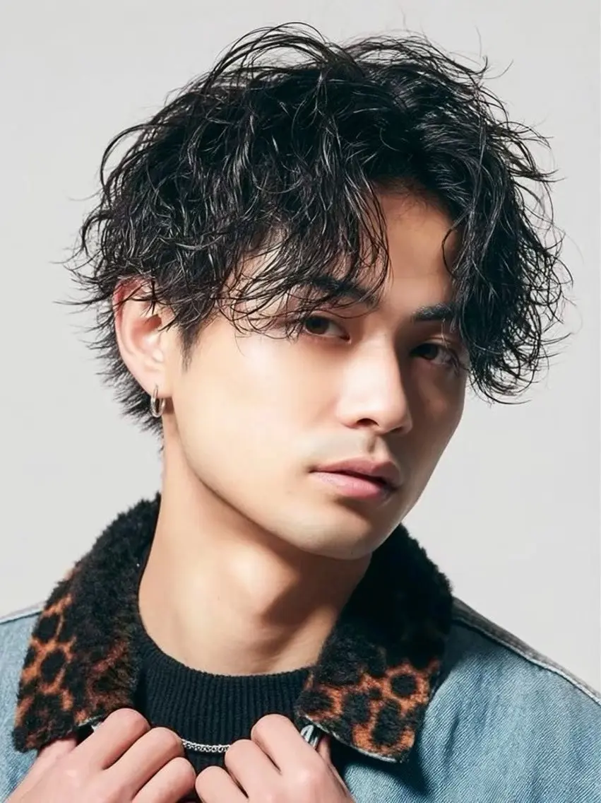 パーマ メンズ 神田 絢飛のヘアスタイル