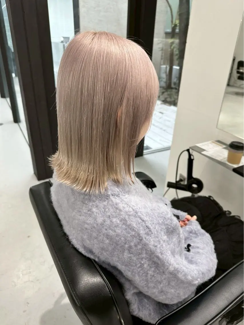 ミディアム カラー カラーモデル募集中/ 新潟万代/ミユウ🩵のヘアスタイル