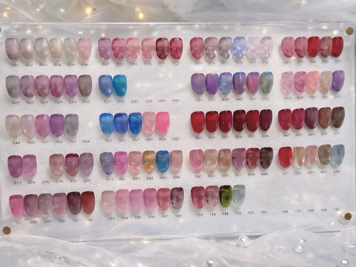 【⚠️オフ無し】マグネットワンカラー🧸💝100色から選べる/パラジェル変更可(➕500円)長さだし、補強不可ですの写真