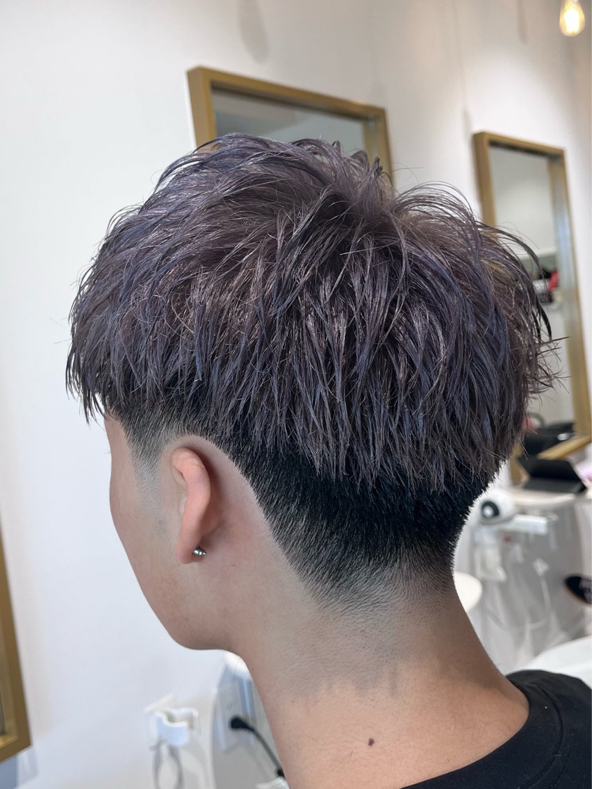 ショート カット 三条メンズパーマ⚽️ 髙井 陽のヘアスタイル