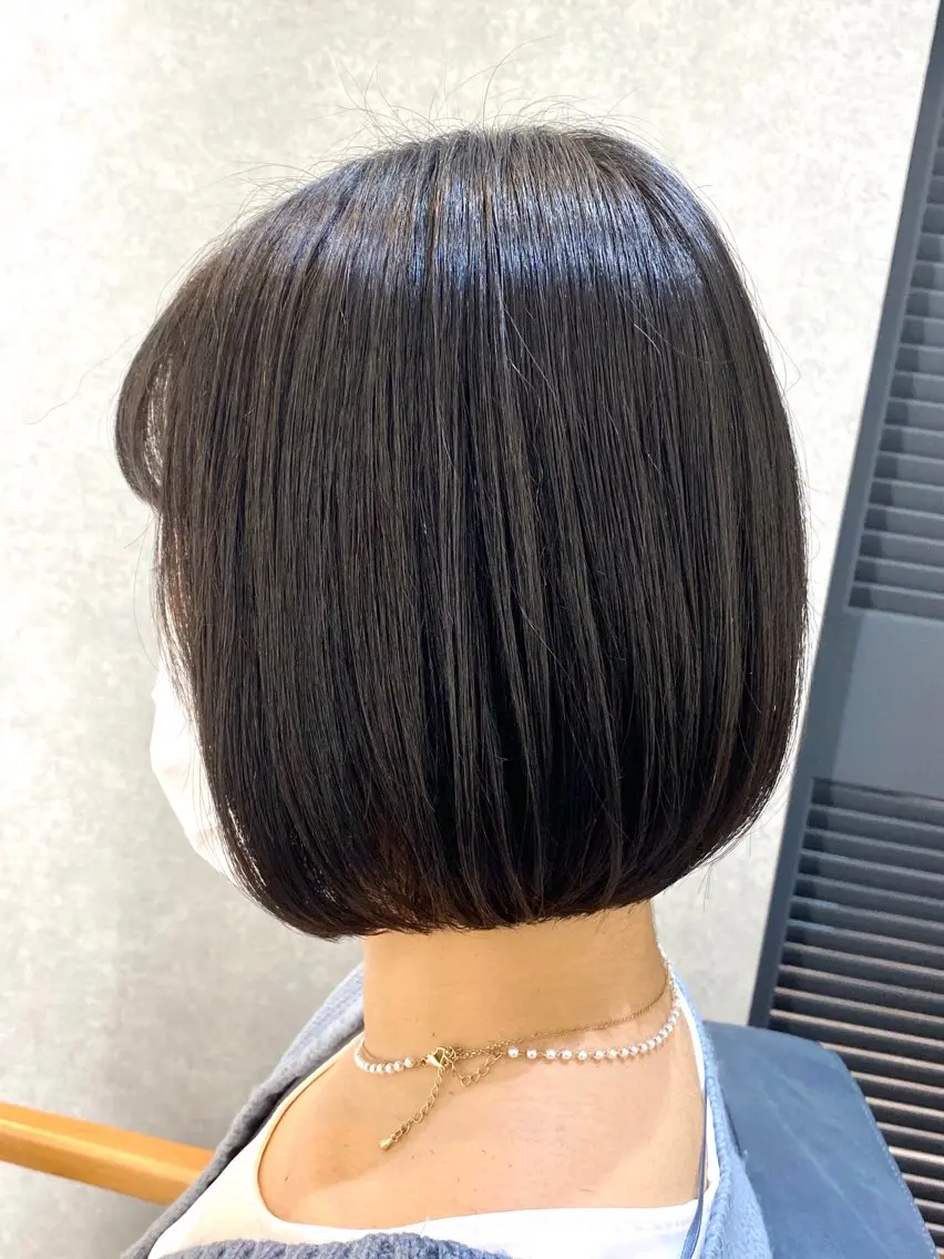 ショート カット ✨似合わせボブ✨ 縮毛矯正のヘアスタイル